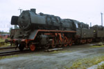 August 1987. 50 3506. Zwickau. Marienthal. Sachsen / 50 3506 kam vom Bw Hagenow Land zum Bw Reichenbach, um dort als Heizlok eingesetzt zu werden.