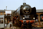 September 1987. 50 849. Rochlitz. . Sachsen / 50 849 auf der Drehscheibe der Einsatzstelle Rochlitz.