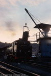 26. Januar 2002. 99 1747. Freital-Hainsberg / 99 1747 kam kurz zuvor mit RB 27831 aus Kipsdorf. Nach dem Einsatz wurden die Kohlenvorräte ergänzt.