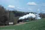 6. April 2002. 99 1762. Seifersdorf / 99 1762 mit RB 27824 nach Kipsdorf.