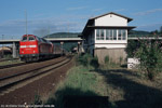 11. Juli 2002. 219 071. Löbau / 219 071 fuhr außerplanmäßig im 234er Plan zwischen Görlitz und Dresden.