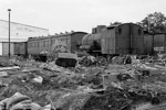 15. August 2002. Bw Altstadt. Dresden / Zwei Tage nachdem das Weißeritzhochwasser den Hauptbahnhof und die Dresdener Innenstadt überschwemmt hatte, bot sich auf dem Gelände der I.G. Bahnbetriebswerk Dresden Altstadt ein Bild der Verwüstung. Weitere Informationen erhalten Sie direkt vom Verein.