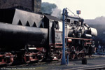 23. August 2002. 52 8079. Chemnitz / Fahrzeugausstellung zum 12. Heizhausfest im Sächsischen Eisenbahnmuseum Chemnitz-Hilbersdorf.