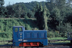 8. September 2002. V10C. Freital-Hainsberg / Die im Besitz der IG Weißeritztalbahn e.V. befindliche V10C wird für Bauarbeiten an der Strecke eingesetzt.