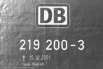 28. September 2002. 219 200. Chemnitz / ''Tag der offenen Tür'' im Bahnwerk (ehem. RAW) Chemnitz.