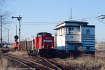 2003. 298 069. Zwickau / 298 069 stellt auf der Hochanlage in Zwickau die CB 57687 nach Grünstädtel bereit.