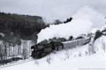 20. Februar 2005. 65 1049-9. Neundorf (bei Lobenstein). Moorbad Lobenstein. Thüringen / 65 1049 mit einem Fotozug von Arnstadt nach Blankenstein und zurück.