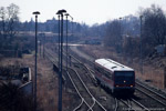 20. März 2005. 628 601. Bernburg (Saale). . Sachsen-Anhalt / Einfahrt von 628 601 aus Könnern in den Bahnhof Bernburg.