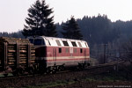 15. April 2005. MEG 203. Wurzbach. Heinersdorf. Thüringen / Der Nachschuss entstand ganz spontan, ich hatte dabei leider nicht auf die Baumspitzen geachtet.