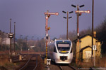 23. April 2005. Interconnex 0007. Zeitz. . Sachsen-Anhalt / Ankunft des Interconnex nach Rostock in Zeitz.