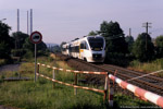 29. Juni 2005. Connex 0007. Gera. . Thüringen / Der Interconnex war die letzte Fernverkehrsleistung, die Gera erreichte. Der Triebwagen ist hier erst wenige Minuten unterwegs und hat bis Rostock noch einige Stunden Fahrzeit vor sich.