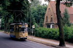 8. Juli 2005. Woltersdorfer Strassenbahn 28. Woltersdorf. . Brandenburg / 