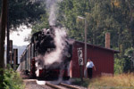 11. September 2005. 99 1761. Radeburg. Berbisdorf. Sachsen / P3006 nach Radeburg beim planmäßigen Halt in Berbisdorf.