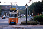 25. September 2005. Naumburger TouristenBahn. Naumburg (Saale). . Sachsen-Anhalt / Wagen 38 an der Haltestelle Theaterplatz.