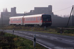 13. November 2005. 628 602. Nienburg (Saale). . Sachsen-Anhalt / Entlang der Strecke von Bernburg nach Calbe waren im Jahr 2005 noch einige Ruinen ehemaliger Zementwerke zu finden.