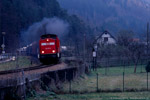 22. November 2005. 204 607. Kaulsdorf. . Thüringen / Vormittags 10:30 Uhr war es so dunkel, dass Fotografieren kaum noch möglich war.