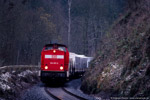 22. November 2005. 204 607. Leutenberg. . Thüringen / Nach der Wende im Spitzkehrenbahnof Wurzbach ist nun 204 607 wieder an der Spitze des Zuges.