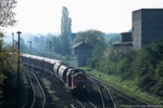 4. Mai 2006. 298 122. Elsteraue. Tröglitz. Sachsen-Anhalt / 298 122 verlässt mit einem Güterzug den Chemiepark Zeitz, der an den Bahnhof Tröglitz angeschlossen ist.