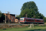 4. Juli 2006. 628 610. Balgstädt. Größnitz. Sachsen-Anhalt / 628 610 nach Zeitz am Haltepunkt Balgstädt.