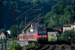 18. Juli 2006. 143 807. Bad Kösen. Taugwitz. Sachsen-Anhalt / 143 807 mit RB 16309 (Eisenach - Halle) in Bad Kösen.