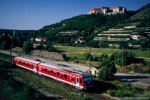 18. Juli 2006. 628 599. Freyburg (Unstrut). Größnitz. Sachsen-Anhalt / 628 599 als RB 26835 (Nebra - Zeitz) im Bahnhof Freyburg.