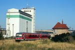 19. Juli 2006. 628 302. Reinsdorf. . Sachsen-Anhalt / 628 302 auf der Fahrt nach Naumburg im Bahnhof Vitzenburg.