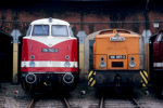 25. August 2006. 118 782. 106 897. Chemnitz. Hilbersdorf. Sachsen / Fahrzeugausstellung zum 16. Heizhausfest im Sächsischen Eisenbahnmuseum Chemnitz-Hilbersdorf.