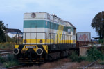 15. September 2006. Arco Transportation 4070.02-5. Teuchern. . Sachsen-Anhalt / Eine V75 der Arco Transportation GmbH im Bahnhof Teuchern. Die Lok trägt noch die Farben der Karsdorfer Eisenbahngesellschaft, aus deren Bestand die Lok nach der Pleite der KEG zur Arco Trans wechselte.