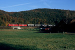 26. Oktober 2006. Baureihe 145. Haunetal. Odensachsen. Hessen / Ein schwerer Kesselwagenzug in Richtung Süden.