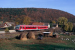 16. November 2006. 628 596. Nebra (Unstrut). Wangen. Sachsen-Anhalt / 628 596 pendelte den ganzen Tag zwischen Nebra und Artern. Hier ist der Triebwagen auf der Rückfahrt nach Artern in Wangen zu sehen.