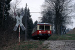 8. April 2007. 479 201. Oberweißbach/Thüringer Wald. . Thüringen / Am Morgen des 8. April 2007 pendelten die Triebwagen 479 201 und 203 auf der Flachstrecke der Oberweißbacher Bergbahn.