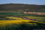 16. April 2007. Baureihe 143. Neuengönna. . Thüringen / Blick hinab ins Saaletal oberhalb von Porstendorf.