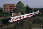 20. April 2007. Baureihe 411. Wengelsdorf. Am Bahnhof. Sachsen-Anhalt / Ein ICE-T der Baureihe 411 auf der Fahrt nach Leipzig.