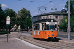 6. Mai 2007. NTB 38. Naumburg (Saale). Pödelist. Sachsen-Anhalt / Wagen 38 der NTB an der Haltestelle Theaterplatz.