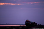 3. Oktober 2007. 218 184. Rodenäs. . Schleswig-Holstein / Sylt-Shuttle von Westerland nach Niebüll auf dem Hindenburgdamm.