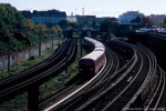 6. Oktober 2007. Baureihe 474. Hamburg. Hamburg-Mitte. Hamburg / Am Bahnhof ''Berliner Tor'' verlaufen die Strecken der U-, S- und Eisenbahn auf einem kurzen Stück parallel zueinander.
