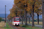 13. Oktober 2007. Thüringer Waldbahn 308. Leinatal. . Thüringen / KT4D 308 der Thüringer Waldbahn bei Wahlwinkel auf der Fahrt nach Gotha.