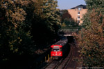 15. Oktober 2007. Hamburger Hochbahn DT3. Hamburg. Hamburg-Nord. Hamburg / DT3 mit alter Front im Einsatz auf der U2.