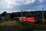 22. Juli 2014. 182 019. Rathen. Oberrathen. Sachsen / 182 019 schiebt einen Zug der Linie S1 in Richtung Meißen Triebischtal.