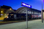 5. August 2014. 182 513. Halle (Saale). Stadtbezirk Ost. Sachsen-Anhalt / 182 513 mit RB 16338 nach Eisenach in Halle Hbf.