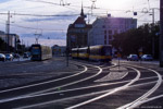 20. August 2014. T4D-M. NGT12-LEI. LVB 1227. LVB 918. Leipzig. Mitte. Sachsen / Blick von der Zentralhaltestelle in Richtung Trödlinring.