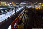 24. September 2014. Hamburg. Hamburg-Mitte. Hamburg / Blick von der Altmannbrücke auf den Hamburger Hauptbahnhof.