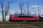 6. April 2015. LEG 155 078. Hamburg. Hamburg-Mitte. Hamburg / 115 078 der LEG auf dem Lokabstellgleis in ''Hohe Schaar''.