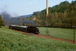 14. Mai 1988. 86 1501. Schwarzenberg/Erzgebirge. Grünstädtel. Sachsen / P16649 auf der Fahrt nach Annaberg-Buchholz.