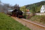 14. Mai 1988. 86 1501. Crottendorf. . Sachsen / 86 1501 mit P 19643 unterwegs zwischen Walthersdorf und Crottendorf.