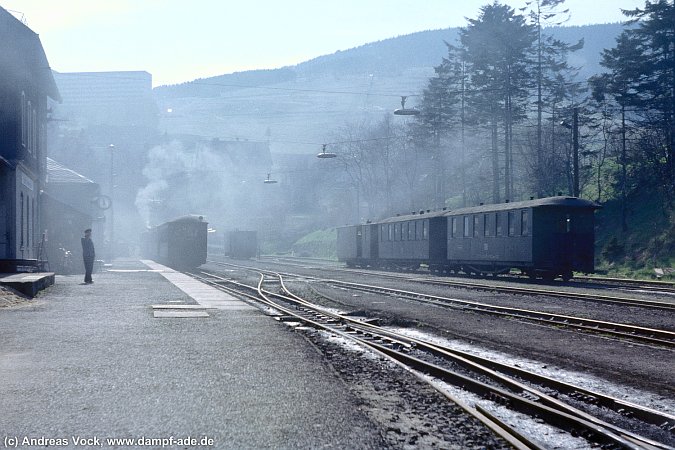 Bahnhof. Oberwiesenthal. Mai 1984. 