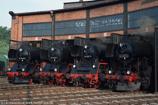 50 3648, 50 3616, 35 1097, 52 8075. Dresden. Mai 2002. 
