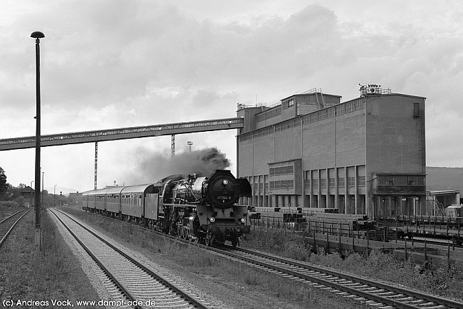 41 1144. K�nitz. 3. Oktober 2003. Plandampf Saale-Elster.