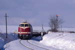 Diese Aufnahme entstand vom Bahnübergang der Verbindungsstraße zwischen Unterlemnitz und Lobenstein.